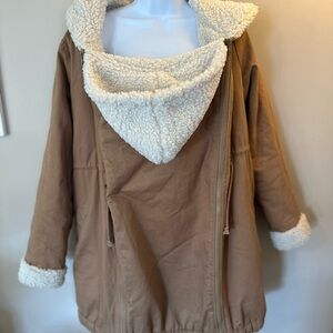 Mama Licious Baby Wearing Teddy Jacket